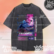 24h Shipping N9THNOVA MOBA Game Character Print T-shirt, Retro Gaming Casual Tee 9