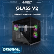 Paradox Gaming Case V331T GLASS V2 ATX - BLACK (Free 3 ARGB Fan)