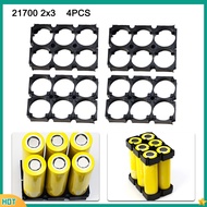 【NEW】 4pcs 21700 2x3 Battery holder Stand Plastic frame bracket holding battery packs