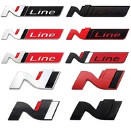 LAIFU 3D Metal Car Sticker Nline Badge Emblem Decal Front Grille for Hyundai I30 2021 Sonata Elantra