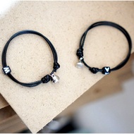MAGNETIC INITIAL COUPLE BRACELET MAGNETIC DICE LETTER INITIAL BRACELET/ MAGNETIC INITIAL BRACELET/