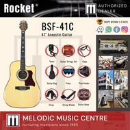 Rocket BSF-41C 41 Inch Acoustic Guitar Spruce Body