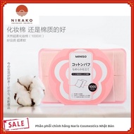 Japanese Miniso makeup remover cotton