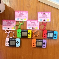 Creative Video Game Console Toy Keychain Classic Tetris Game Console Keychain Car Key Pendant School