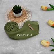 Bella square premium square hijab, anti-slip hijab, soft, comfortable to wear, Code 44 - Sage