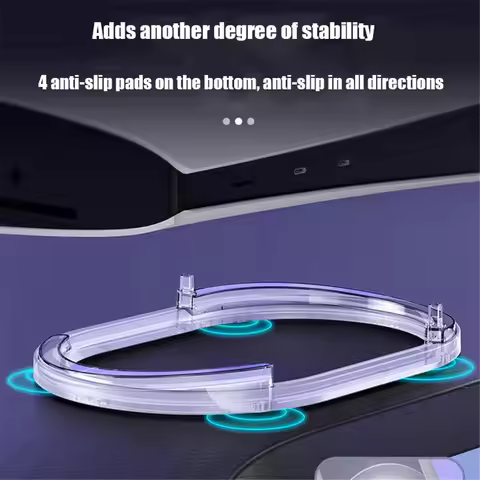 Horizontal Stand Compatible With for PS5 Slim Disc&Digital Edition Easy installation Anti-Slip Anti-