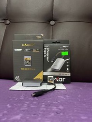 勁新淨 Exascend Essential CF Express Type A 記憶咭 120GB 連埋Card Reader