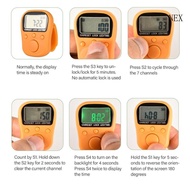 NEX Hand Tally Counter 6 Digit Finger Counter Clickers Rechargeable Lap Counter Handheld Number Clic