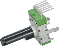 Taiwan Alpha RV112BF-40-25A-A500K 500k 50mW 20% 0.625" Long "D" Shaft 11mm Dual Audio Taper Potentiometer Snap-in