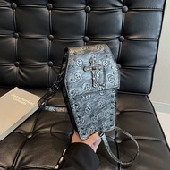 Dark Gothic Style Cross Skull Shoulder Bag