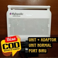 CAN PAY ON DELIVERY FIBERHOME HG6145F1 5G PORT biru + ADAPTOR