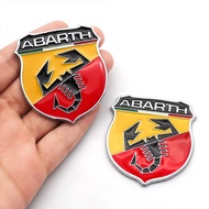 Abarth Metal Car Sticker Scorpion Logo 3Dlogo Car Decoration Sticker for Fiat-Abarth Punto 124/125/1