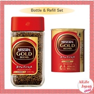 Coffee Nescafe Gold Blend Decaffeinated 80g + Eco &amp; System Pack (Refill) 60g [Direct from Japan/Made in Japan]
