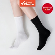New 【5/10 Pairs】Unisex Long Socks, High Cotton Content & Breathable Design for Men & Women.