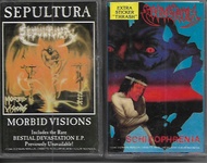 Kaset Sepultura Morbid Visions / Sepultura Schizophrenia