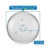 12.4 inch/31.5 cm Microwave Glass Plate / Microwave Glass Turntable Plate Replacement for 23L 25L Ki