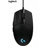 Logitech G203 LIGHTSYNC Rainbow Optical Wired Gaming Mouse (Black/ White)
