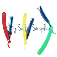 Razor Stalk Stainless Color Folding Razor Feather Cut