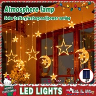 ✨24 hours delivery✨christmas light solar lampu kelip kelip balcony lights solar decoration light lam