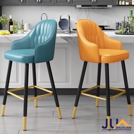 JUZHUXUAN Bar chair modern simple light luxury high bar chair back chair household bar chair high stool bar stool bar chair