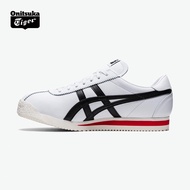 Onitsuka Tiger 【2colors】2023 New Unisex Retro Tiger CORSAIR Women Sneakers Sale White Mexico 66 Leather Original Tiger Shoes for Men Sports Running Jogging Shoe Navy Blue