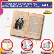 BOOKLET PRINTING BLACK AND WHITE BOOKLET PRINTING BOOKPAPER DIGITAL QUALITY OFFSET A4 B5 MIDDLE STAP