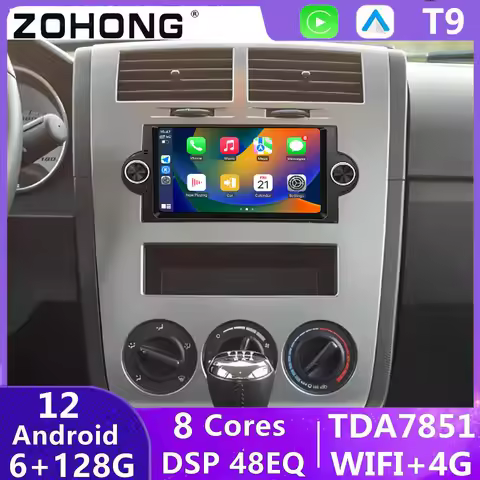 Carplay Android Auto Radio Stereo For Dodge Caliber SRT 2006-2008 Car Multimedia Player Autoradio He