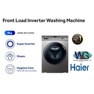 Haier 8kg Front Load Super Inverter Washing Machine / Steam / Hygiene Care / Pillow Drum - HW80-BP12