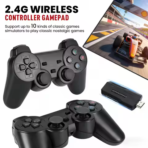 256G Games X2 Plus Game Stick 4K HD 2 4G Retro Video Game Console Wireless Controller TV 50 Emulator