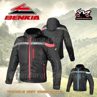 BENKIA JS97 Riding Jacket Hoodie Windbreaker Breathable Mesh Jaket Motor Protective Padding