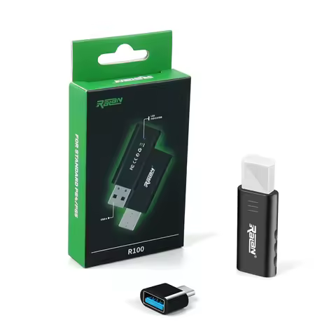 Controller PC Wireless Adapter USB Receiver Bluetooth-Compatible 5.3 Controller Adapter for Nintend 