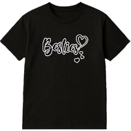 Bestie Love Women's Jumbo Oversize Short Sleeve T-Shirt Baju Perempuan T Shirt