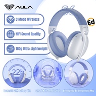 Aula S6 Wireless Headphone 3 Mode 2.4g /Bluetooth 5.3 /Wired Lightweight Game E-Sports Gaming Headse