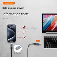 USB data shielding adapter, USB C data blocker, USB data blocker blocks data transmission