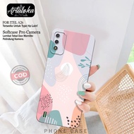 ITEL A26 Case - Fashion Case Pattern - Softcase Pro Camera - ITEL A26 Casing - TPU Silicone - ITEL A