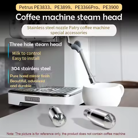 Petrus 304 stainless Steam Nozzle 3 Hole Coffee Steam Wand Tip for Petrus Coffee Machine PE3833/PE38