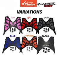 Motorcycle Mats CLICK 125i /150i Footboard Rubber Matting With Bolts For CLICK V1/V2/V3  Tikar Kaki 