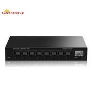 2.5Gb 8 Port Network Switch 2.5Gbps Unmanaged Ethernet Switch with 10Gb SFP+ Slot Home Lab Small Set
