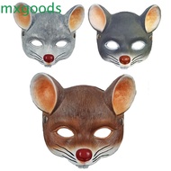 MXGOODS Halloween Masks Carnival Party Personality Decoration Prop Prom Party Supplies Mouse Masks Costume Prop For Women Men Half Face Mask