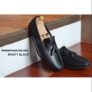 505 Arcobareno​ Classic​ Tassel Loafer x Matt Black รองเท้า loafer ผู้ชาย งานหนัง Italy แท้ HandMade