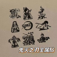 Animation Peripheral Quotes Metal Stickers Mobile Phone Tablet PC Decorative Stickers Small Stickers