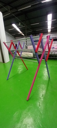 Jemuran Handuk Aluminium Warna Pipa Kecil Palang 9