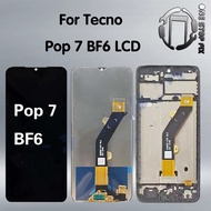 Display For Tecno Pop 7 BF6 LCD Touch Screen Digitizer Panel Assembly Replacement
