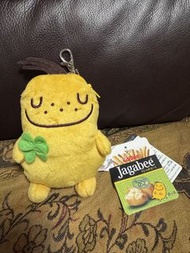 全新原封 原裝正版 卡樂B Jagabee Calbee 薯仔薯條公仔 可放八達通 散紙 可伸縮彈性鈎 小拉錬袋仔 毛絨鎖匙扣 吊掛飾 掛件plush key chain keychain key r