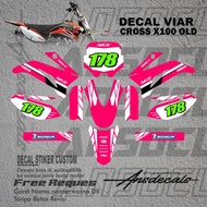 Stickers Cross X 100Viar Mini Trail Stickers Cross X 100 New Mini Trail Stickers