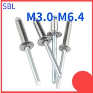 304 stainless steel blind rivets, open rivets M3/M3.2/M4/M5/M6.4【SS-HX】
