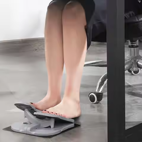 Non-Slip Mini Foot Pedal Treadmill Foldable Portable Foot Stepper Machine Lightweight Aerobic Pedal 