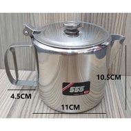 STAINLESS STEEL TEAPOT BIG H10.5 X W11 CM / SMALL H11.5 X W9.5 CM