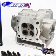 ATAKA Racing Cylinder Head 4 Valve K56 HONDA RS150 GTR150 NOW CBR150 SONIC150  Supra Super Head Assy