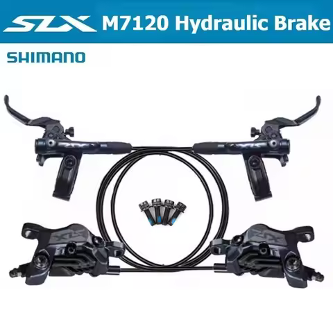 SHIMANO SLX M7120 4-piston Hydraulic Disc Brake BR-M7120 Caliper BL-M7100 Lever for Mountain Bike